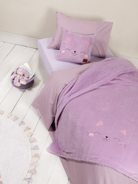 Nima Παιδική Κουβέρτα Βελουτέ Lily 160x220 Λιλά 35438