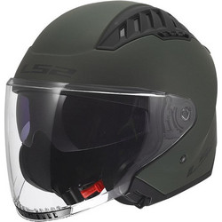 LS2 OF600 Copter II Matt Military Green Κράνος Μηχανής Jet 1200gr