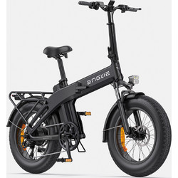 Engwe EP2 3.0 Boost Σπαστό Ηλεκτρικό Ποδήλατο Πόλης 20" 250W με 7 Ταχύτητες και Δισκόφρενα Μαύρο