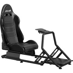 Adx Racing Καρέκλα Gaming Δερματίνης Μαύρη