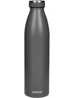 Sistema Stainless Steel Bottle Anthracite 500ml