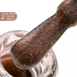 Alezori 02 Shinny Cat Eye Ημιμόνιμο Βερνίκι Νυχιών 15ml