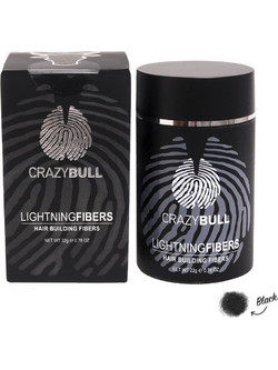 Crazy Bull Lightning Fibers Μελαχρινό Κάλυψη Αραίωσης Μαλλιών 22gr