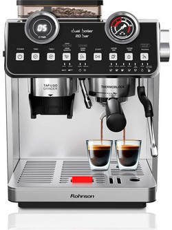 Rohnson R-98200 Αυτόματη Μηχανή Espresso 2800W 20bar με Μύλο