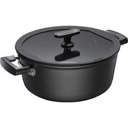 Fiskars Hard Face Pot Μαντεμένια Κατσαρόλα 26cm 5lt