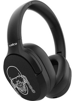 Valcon Games VMK25 Megadeth Ενσύρματα & Ασύρματα Bluetooth Ακουστικά Over Ear με Noise Cancelling Μαύρα