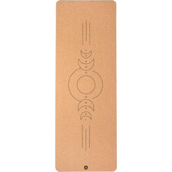 Bodhi Cork Luna Στρώμα Γυμναστικής Yoga / Pilates Μπεζ 185x66x0.4cm