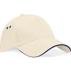 Beechfield Καπέλο Jockey Υφασμάτινο Μπεζ B15C