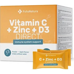 FutuNatura Vitamin C Zinc & D3 Direct 30 Φακελάκια