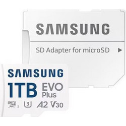 Samsung Evo Plus microSDXC 1TB Class 10 U3 V30 UHS-I A2 160MB/s + Adapter