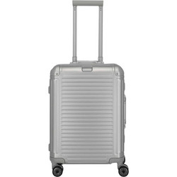 Travelite Next Trolley 079847-56 Βαλίτσα Καμπίνας 55x39x22cm με 4 Ρόδες Ασημί
