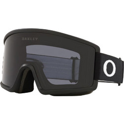 Oakley Target Line M OO7121-01 Μάσκα Σκι & Snowboard Ενηλίκων Μαύρη με Φιμέ Φακό Γκρι