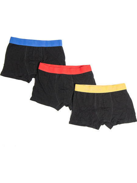 District75 Ανδρικά Μποξεράκια Σετ 3Pack Μαύρα 125MBO-758-071