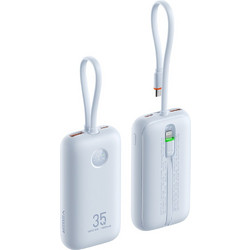 Veger K1 W1188 Power Bank 10000mAh 35W με Θύρα USB-A & Θύρα USB-C Quick Charge 3.0 & Power Delivery Frost Blue