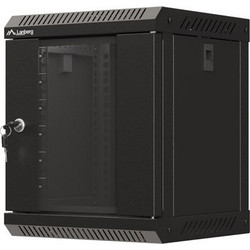 Lanberg WF11-3306-10B Επιτοίχια Καμπίνα Rack 6U 30x30x37cm