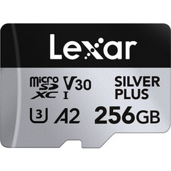 Lexar Silver Plus microSDXC 256GB Class 10 U3 V30 UHS-I A2 205MB/s