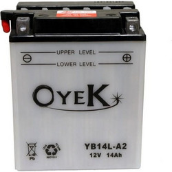 Oyek Μπαταρία Μοτοσυκλέτας YB14L-A2 14Ah