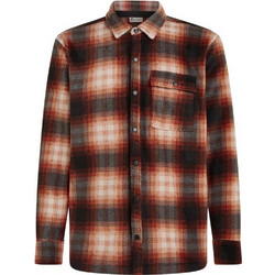 O'Neill Ανδρικό Πουκάμισο Καρό Μακρυμάνικο Overshirt Καφέ 2350137-33040