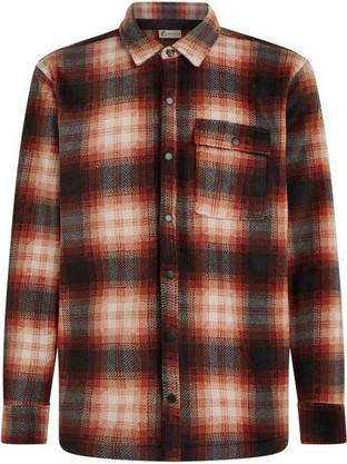 O'Neill Ανδρικό Πουκάμισο Καρό Μακρυμάνικο Overshirt Καφέ 2350137-33040