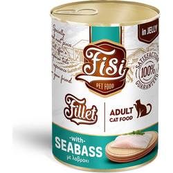 FISI Fillet Adult with Seabass in Jelly 3x400gr