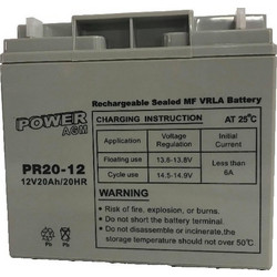 Vrla Poweragm PR20-12 Μπαταρία VRLA-AGM 12V 20Ah