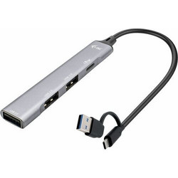I-tec CAHUBMETALMINI4 USB Hub 3.0 USB-C με 4 Θύρες USB-A / USB-C