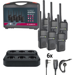 Albrecht Tectalk Worker 3 6τμχ Black