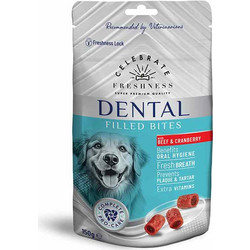 Celebrate Freshness Dental Filled Bites with Beef & Cranberry 150gr
