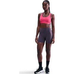 Nike Swoosh Αθλητικό Μπουστάκι με Χαμηλή Στήριξη Φούξια DX6817-666