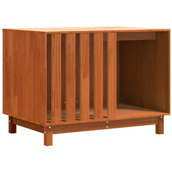 vidaXL Σπιτάκι Σκύλου Ξύλινο Καφέ 100x70x72cm