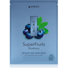 Korika Superfruits Blue Detoxifying Sheet Μάσκα Προσώπου 25gr