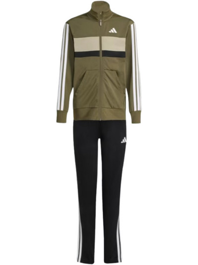 Adidas Tiberio 3 Παιδικό Σετ Φόρμας Χακί KC2124