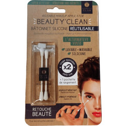 Cosmetic Club Επαναχρησιμοποιούμενες Μπατονέτες Make Up Σιλικόνης 2τμχ