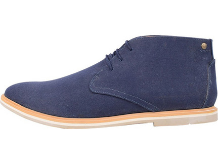 Frank Wright Ανδρικά Μποτάκια Suede Navy Μπλε MFW877