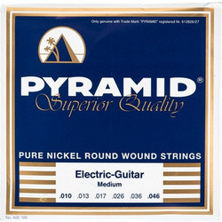 Pyramid Σετ 6 Χορδές Ηλεκτρικής Κιθάρας Pure Nickel 10-46" Medium Tension
