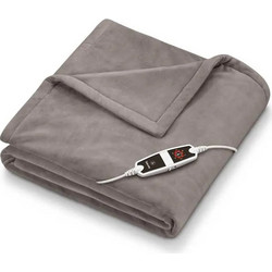 Beurer XXL HD 150 Taupe Ηλεκτρική Υπέρδιπλη Κουβέρτα Πλενόμενη με Χρονοδιακόπτη 150W 200x150cm