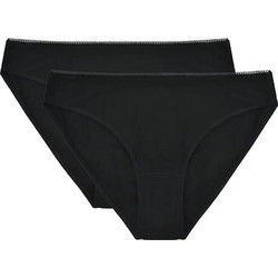 Promise Βαμβακερά Γυναικεία Slip Μαύρα 2Pack PB8312-002