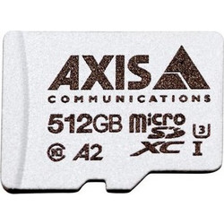 Axis Communications Surveillance microSDXC 512GB Class 10 U3 UHS-I A2 100MB/s