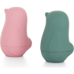 Petite&Mars Love Birds Rose Green Σετ 6+ Μηνών 2τμχ
