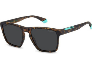 Polaroid Eyewear PLD2167/S N9P/M9 Ανδρικά Γυαλιά Ηλίου Τετράγωνα Κοκάλινα Καφέ με Μαύρο Φακό