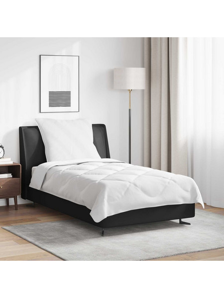 vidaXL Σετ Πάπλωμα Μονό Microfiber 140x200 2τμχ Λευκό 3376592