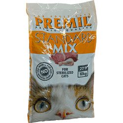 Premil Standard Mix Adult Sterilised Grain Free with Chicken, Pork & Beef 1.5kg