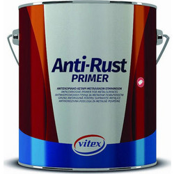 Vitex ANTIRUST Αντισκωριακό Ακρυλικό Αστάρι Διαλύτου Γκρι 5lt