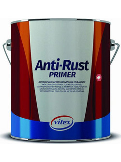 Vitex ANTIRUST Αντισκωριακό Ακρυλικό Αστάρι Διαλύτου Γκρι 5lt