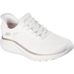 Skechers Bobs Sport Squad Chaos Γυναικεία Sneakers Λευκά 117497-WTGD