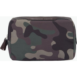 Anya Hindmarch Important Things 74682 Γυναικείο Νεσεσέρ με Θήκες 15x5.5x9.5cm Χακί