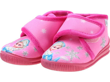 Fame Disney Frozen Χειμερινές Παιδικές Παντόφλες Μποτάκια για Κορίτσι Φούξια CV5167-007