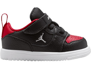 Jordan Court Connect Παιδικά Sneakers Μαύρα Κόκκινα IQ6047-003
