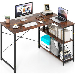 Costway Γωνιακό Γραφείο Ξύλινο 118x86x74cm CB10989CF