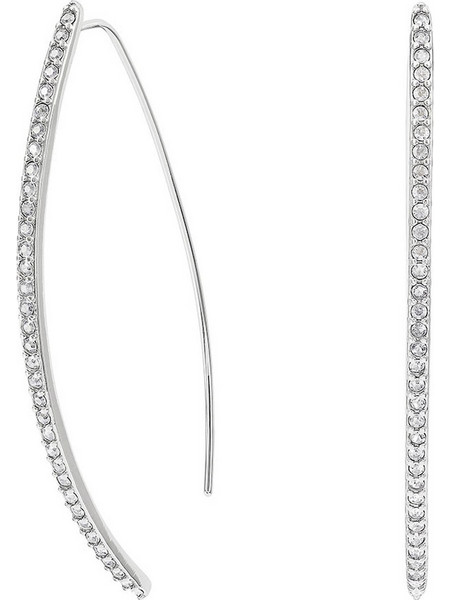 Adore Γυναικεία Σκουλαρίκια Κρεμαστά Ασημί με Swarovski 5259865